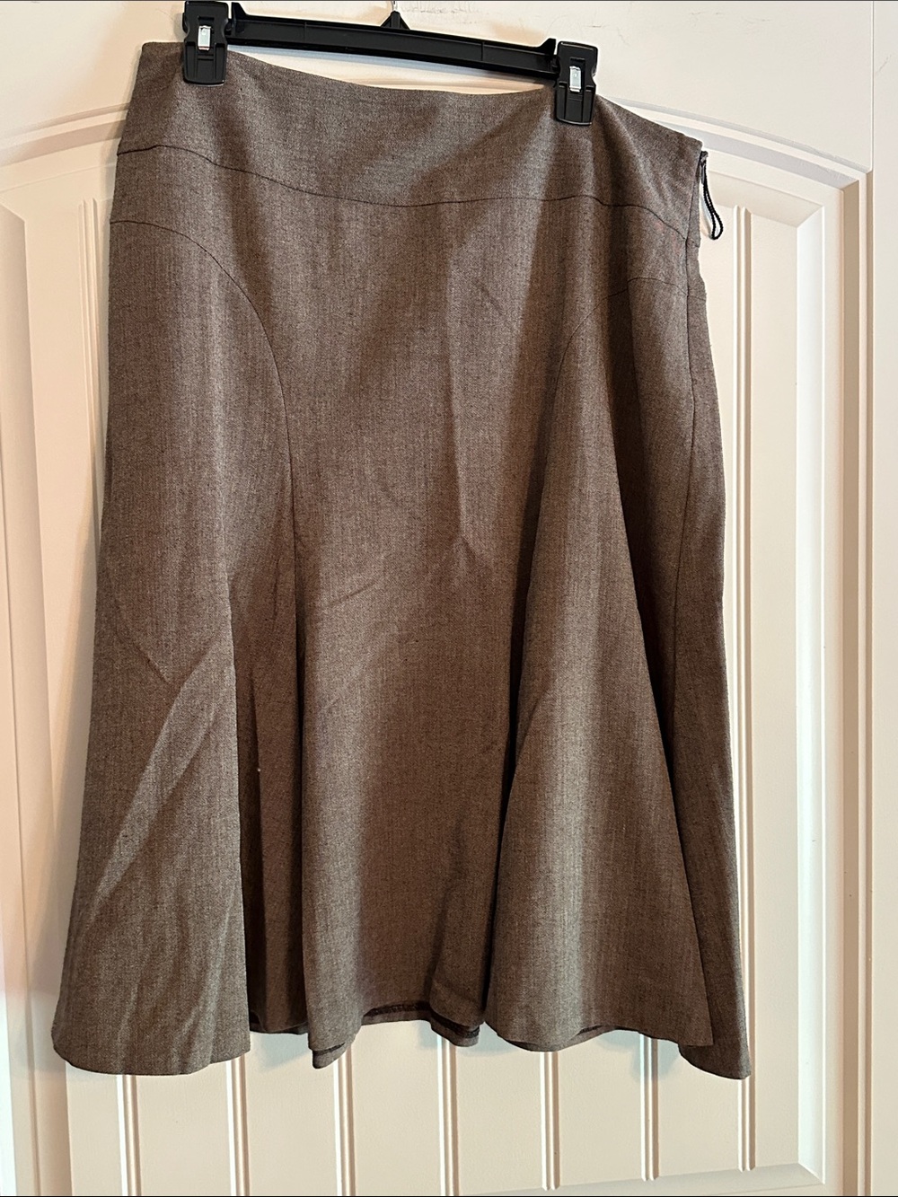 Bandolino Brown A-Line Flared Skirt